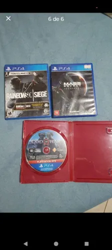 3 Jogos PS4 todos originais