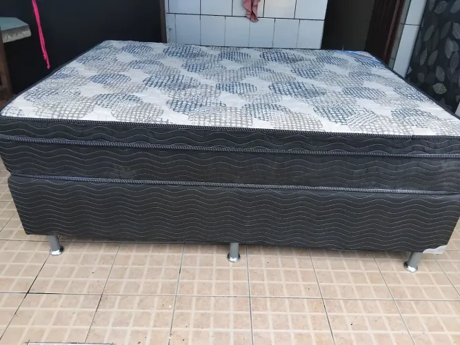 Cama Box casal completa top !