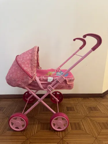 Carrinho de boneca das princesas - 2 em 1