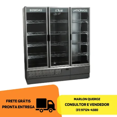 Refrigerador Expositor 3 Portas Polar 220v