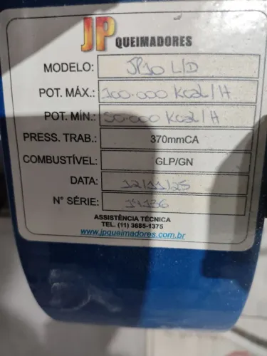 Queimador Industrial 100000 kcal/h JP