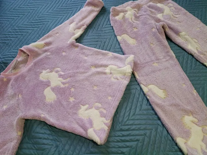 Pijama Menina Lilás Unicórnio Tam 8 
