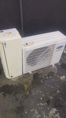 Split Carrier Power inverter 9000 BTUs completa com 1 metro de tubulação 