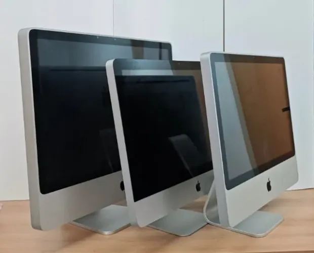 3 iMac Apple de A1224(20"), A1311(21,5") e A1225(24")