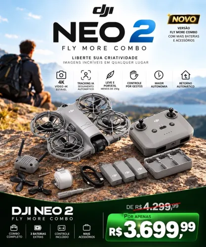 Drone DJI Neo 2 Fly More Combo