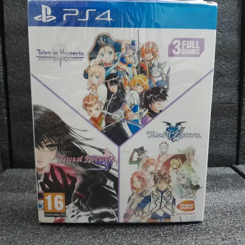 Trilogia Ps4 Tales of Zestiria + Berseria + Vesperia Definitive Edition
