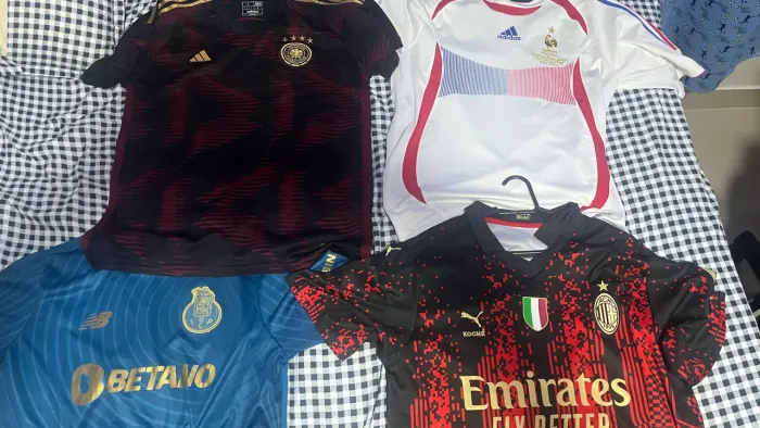 Camisas de time de futebol