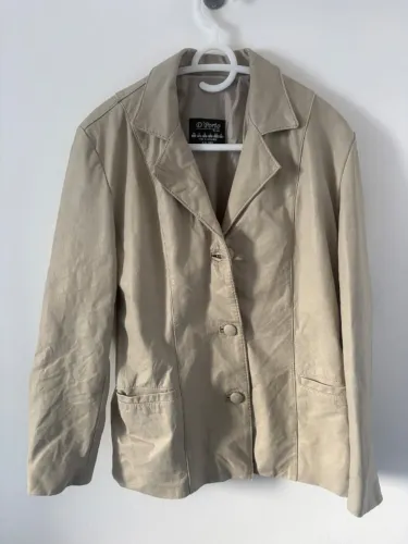Jaqueta de couro legítimo