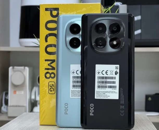 Poco M8 5G NFC 512GB 08GB RAM Silver Preto Lacrado Entregamos Grátis Garantia