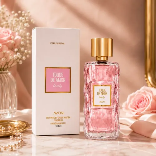 Perfume Toque de Amor Lovely Avon 100ml