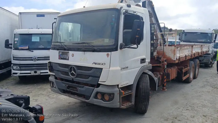Mercedes-Benz Atego 2426/48 6X2 CL 2021/2021 Vamos Seminovos Pinheirinho Caminhões