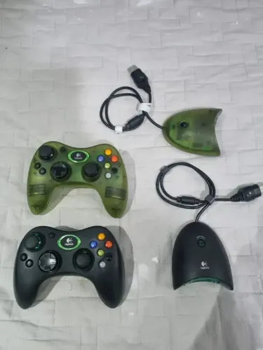Controle Logitech Wireless Sem Fio De Xbox Classic