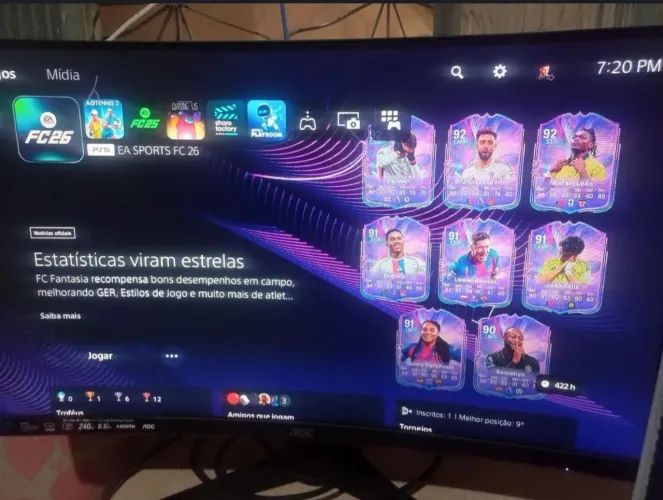 Monitor AOC, 0.5 ms, 240 hz e 27 polegadas