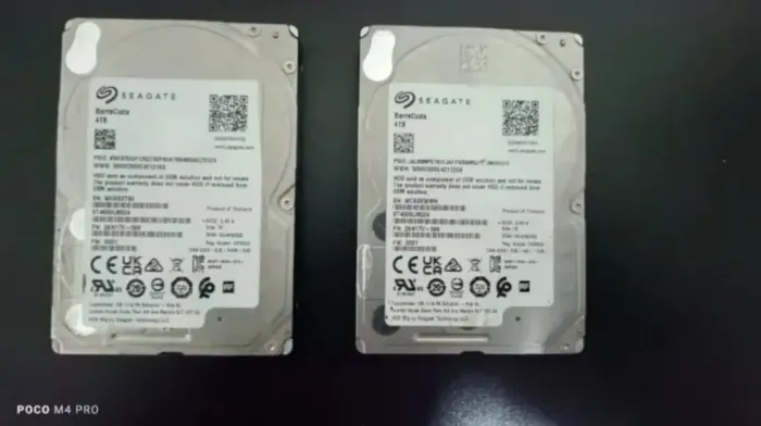 HD 4TB Seagate 2 Unidades 600 reais Cada