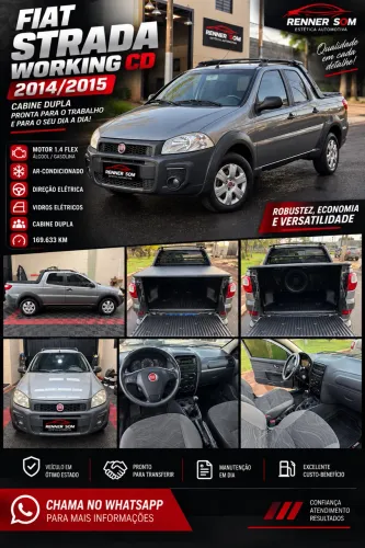 Fiat Strada Working 1.4 MPI Fire Flex 8V CD 2015