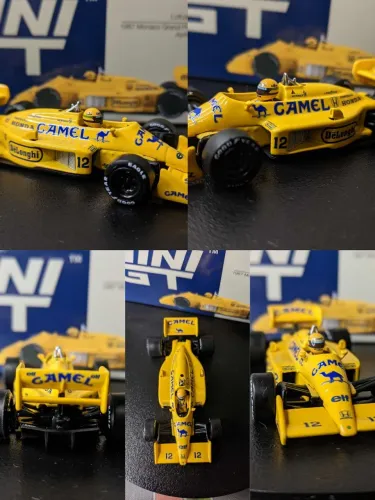 Mini gt Fórmula 1 Lotus Senna - Com decalques colados 