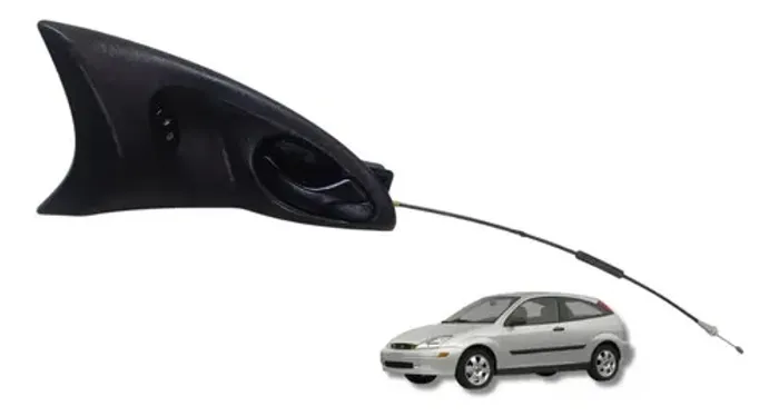 Moldura Maçaneta Direito Ford Focus 2003 A 2008 Preto Dianteira/traseira
