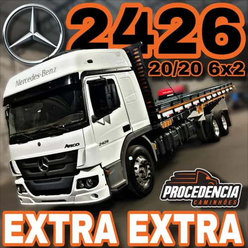 Atego 2426 6x2 20/20 Carroceria
