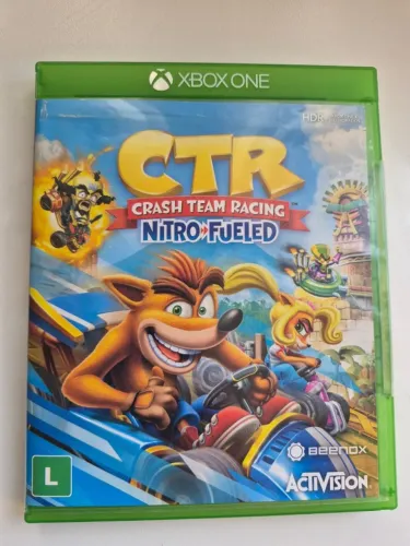 Jogo CTR Crash Team Racing Xbox One Mídia Física Original Excelente Estado Usado