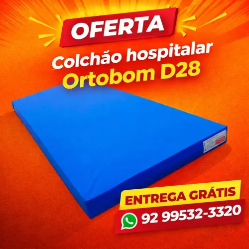 Colchão Hospitalar Ortobom D28 - Conforto e Sustentação