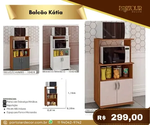 Balcão Katia, a pronta entrega