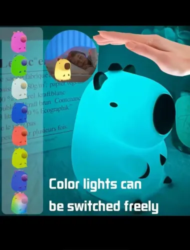 Luminárias capivara, urso, pinto RGB
