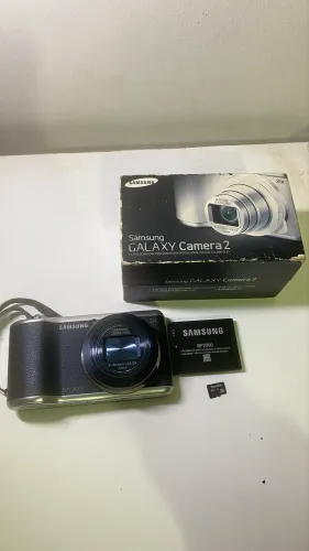 câmera digital samsung galaxy 2 ek-gc200 wi-fi cybershot zoom 21x 16.3mp - ler descrição