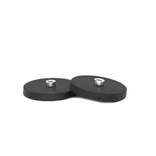 Fixador Magnético Emborrachado 66 mm Rosca com Fêmea Externa M8