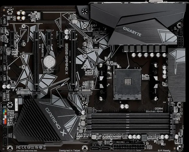 B550m gigabyte gaming X funcionando perfeitamente.