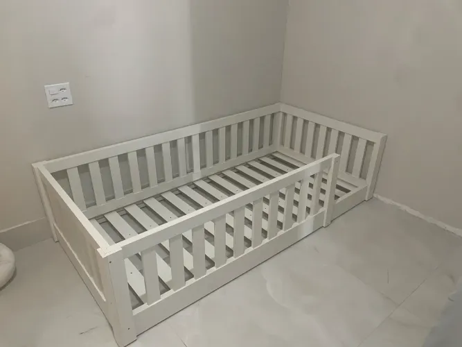 Cama montessoriana em MDF tamanho solteiro