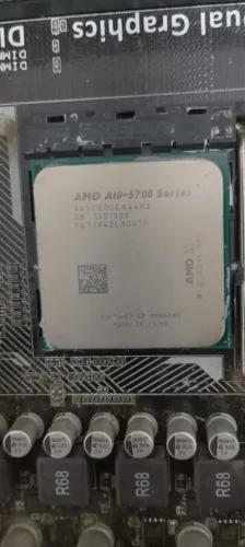 Kit placa mãe AMD FM2 A 10 5700
