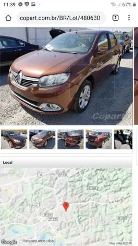 Peças Renault logan 1.6 8v 2014 2015 2016 2017 2018