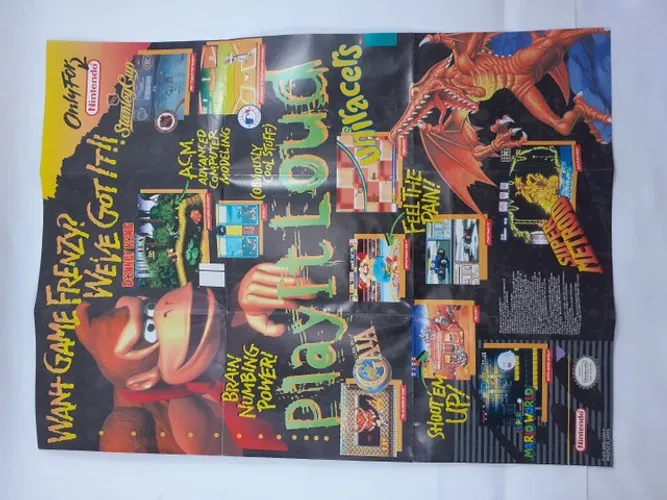 Nintendo,  cartaz Nintendo 1992/93