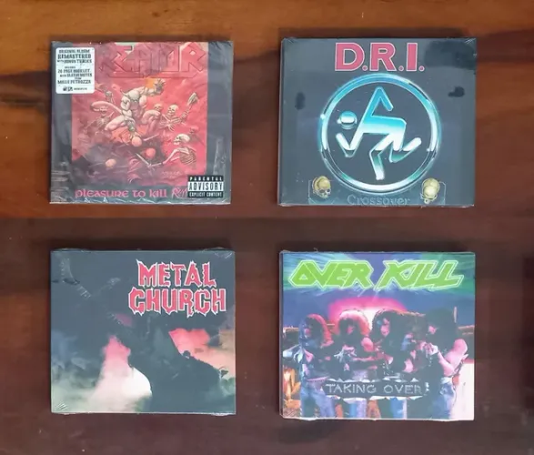 CDs lacrados Thrash Metal Crossover importado nacional 