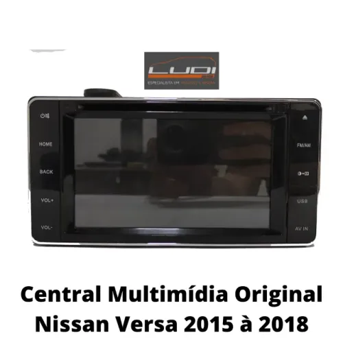 Central Multimídia Original Nissan Versa 2015 à 2018