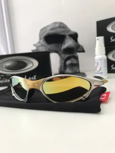 Óculos Oakley Penny 24k Dourada Oakley Premium Brilho reto Promoção