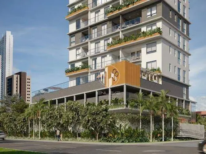 Apartamentos na planta com 02 e 03 Quartos no Jardim Oceania