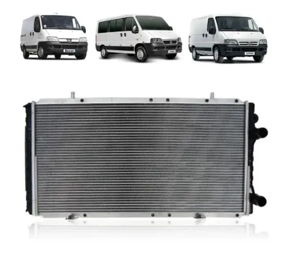 radiador de água - Fiat Ducato, Citroen Jumper, Peugeot Boxer 2.3 - 2010 a 2017