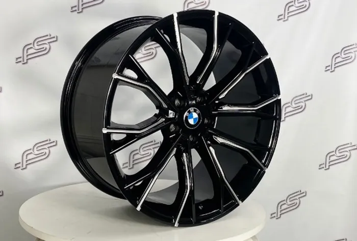 Rodas Bmw G20 Preto Diamantado 5x112 - 20x8,5 e 20x9,5
