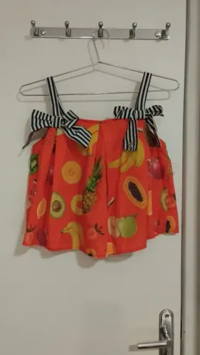 Blusa Estampa frutas - Marca Mylu - 8 anos