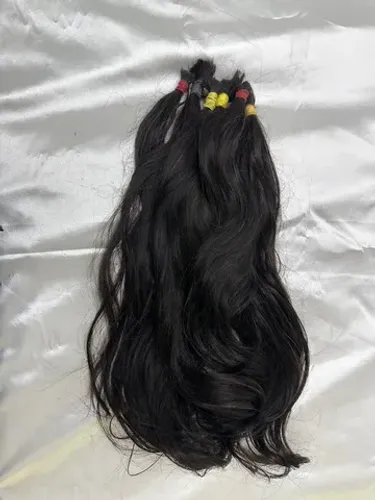 Cabelo humano cortado dito da cabeça de 50cm 