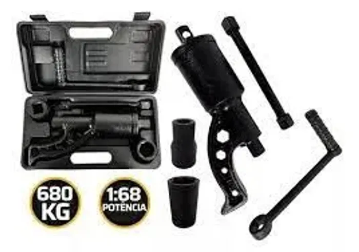 Desforcímetro Multiplicador de Torque 780Kgf 1:78 Encaixe 1 Pol. com Maleta - Noll