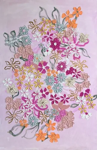 Tela Autoral pintada à mão com textura exclusiva