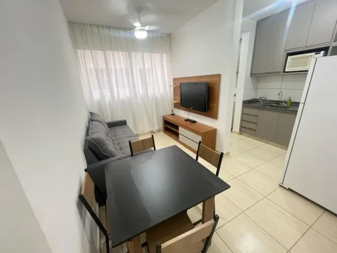 Apartamento Mobiliado para Venda em Uberlândia, Panorama, 2 dormitórios, 1 banheiro, 1 vag