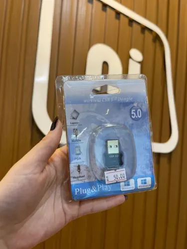 Dongle Bluetooth 5.0 CSR Plug&Play - Novo