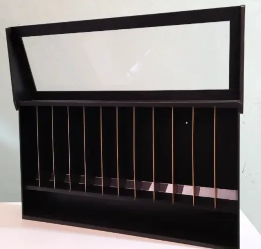 Expositor de Cigarros com 12 Raias preto