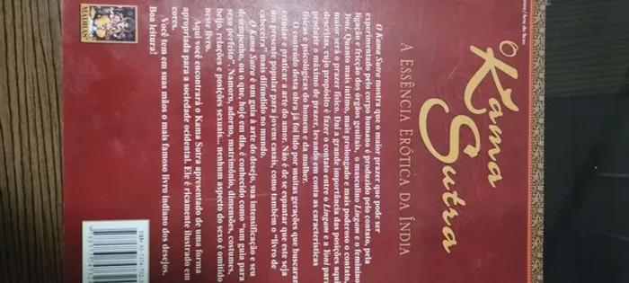 Livro OKama Sutra- A essência erótica da Índia