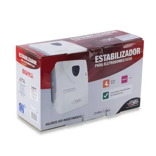 Estabilizador Eletrodomestico 1000va 115v Mono Cinza 584