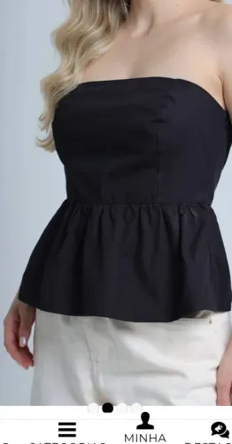 Blusa tomara que caia