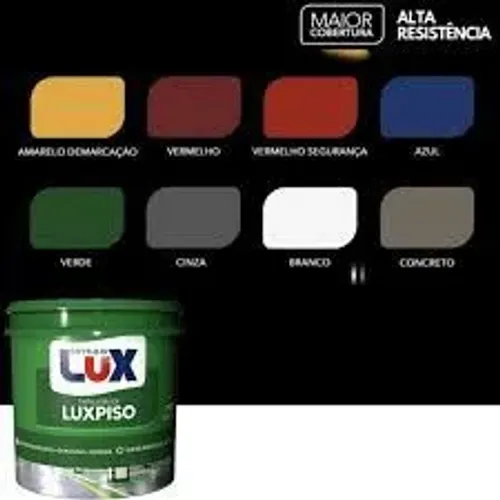 Tinta piso lux tintas 49,90 3 litros à vista 